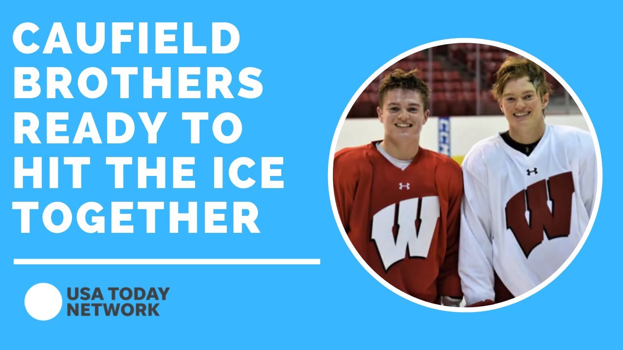 Caufield brothers ready to hit the ice together for Wisconsin Badgers hockey team