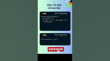 ES5 vs ES6: JavaScript | Find the square of each number in an array | Code Pulse