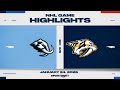 NHL Highlights | Mammoth vs. Predators - January 24, 2026