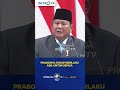 Prabowo Tegaskan Hukum Berlaku Adil untuk Semua #Shorts