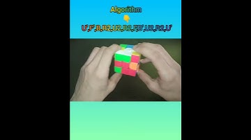 How to make Cross partten on 3x3 Rubik