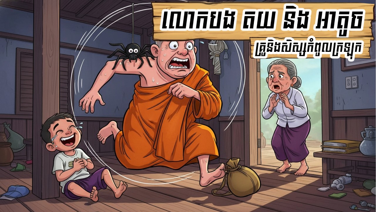 រឿងកំប្លែង៖ លោកបង តយ និង អាតូច | គ្រូនិងសិស្សកំពូលក្រឡុក