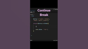 Foreach Loop with Jump Statement Break & Continue | Urdu/hindi | #phpLoop #JumpStatements #LearnPHP