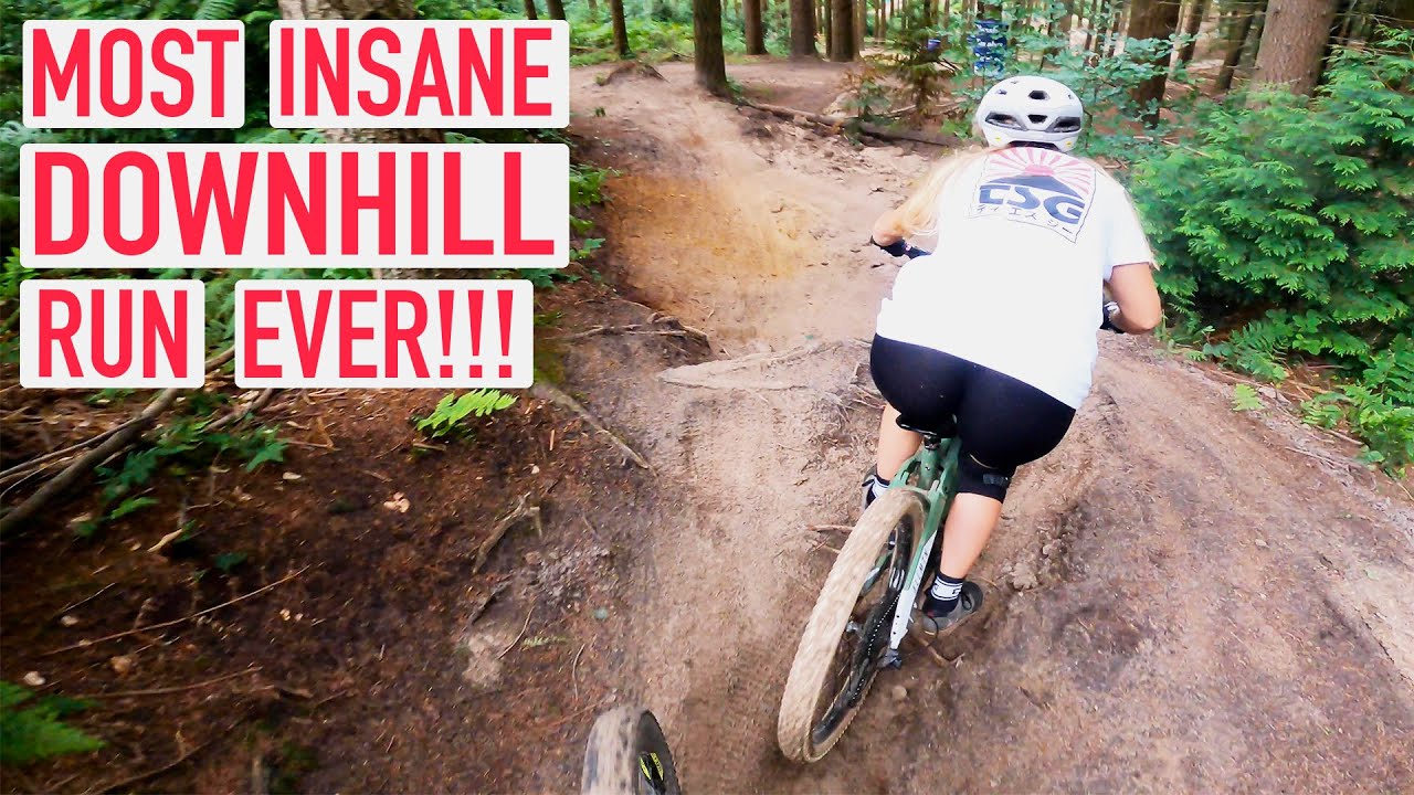 FOLLOW ME AT ROGATE BIKEPARK// MOST INSANE DOWNHILL RUN OF MY LIFE! #1