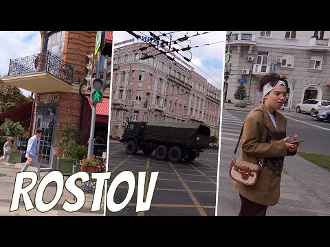 Beautiful Rostov-on-Don | Bolshaya Sadovaya | جولة مشي 4K