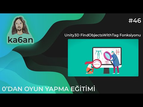 UNITY C# OYUN GELİŞTİRME EĞİTİMİ - 46:Unity3D TAG'e göre birden çok nesne bulma
