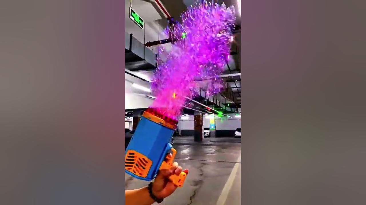 BUBBLE MACHINE GUN YouTube