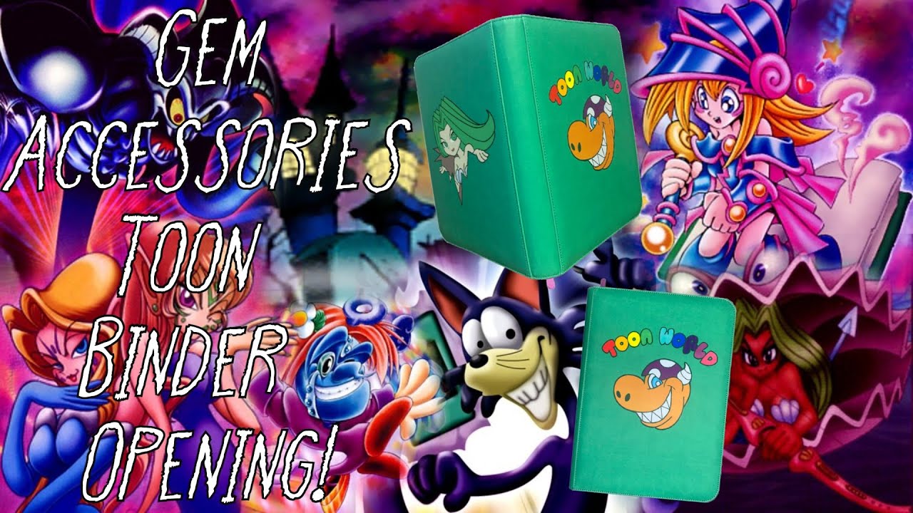 One Of The Coolest Binders Ever?! Gem Accessories Toon World Binder! YouTube