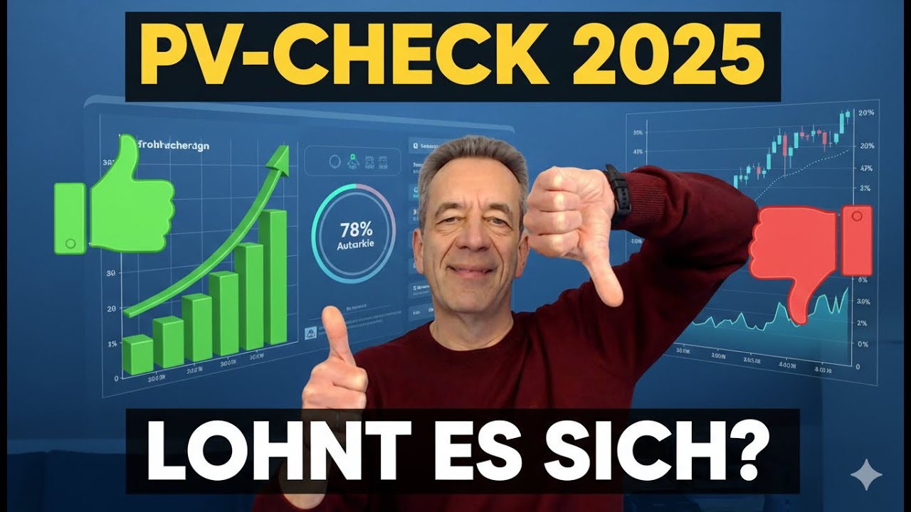 Meine PV-Anlage 2025: Jahresrückblick, Erträge & Wirtschaftlichkeit mit umfangreichen Darstellungen