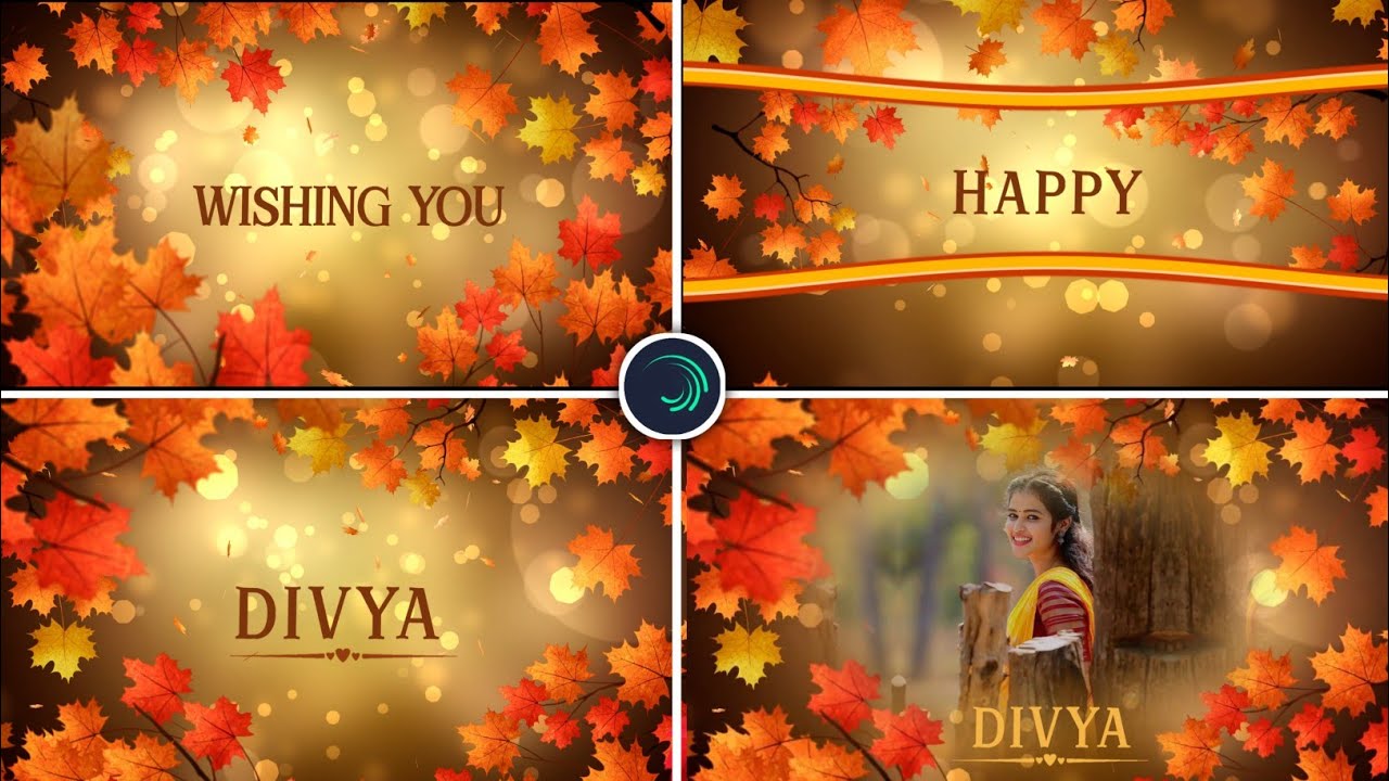 3D Happy Birthday Video Editing in Alight Motion Instagram trending video editing santhosh rcf