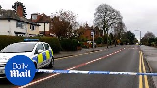 Police Monitor Scene Where Family Were Stabbed In Their Home - Daily Mail