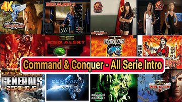 🎬🎥Command & Conquer - All Remastered Serie Intro - PC - 4K