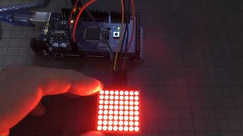 【Arduino入門】8×8LEDドットマトリクスモジュールを使用する