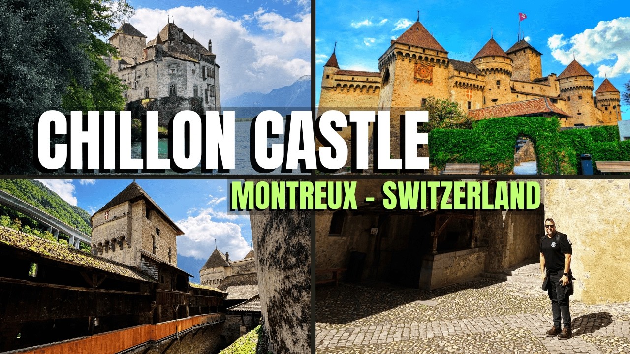 Explore Chillon Castle on Lake Geneva with us!| Switzerland’s iconic lakeside fortress -🇨🇭