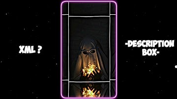 ALI ALI ALI 😈🔥 New FB Profile Editing XML Preset 📄 Attitude Trend Xml #alightmotion @oraonff4402