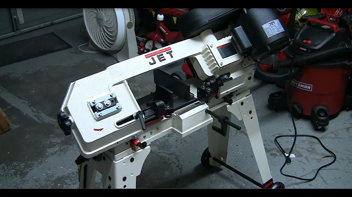 Jet Horizontal Band Saw   blade change
