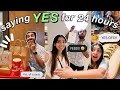 Saying yes to my best friend for 24 hours rs 30000 spent