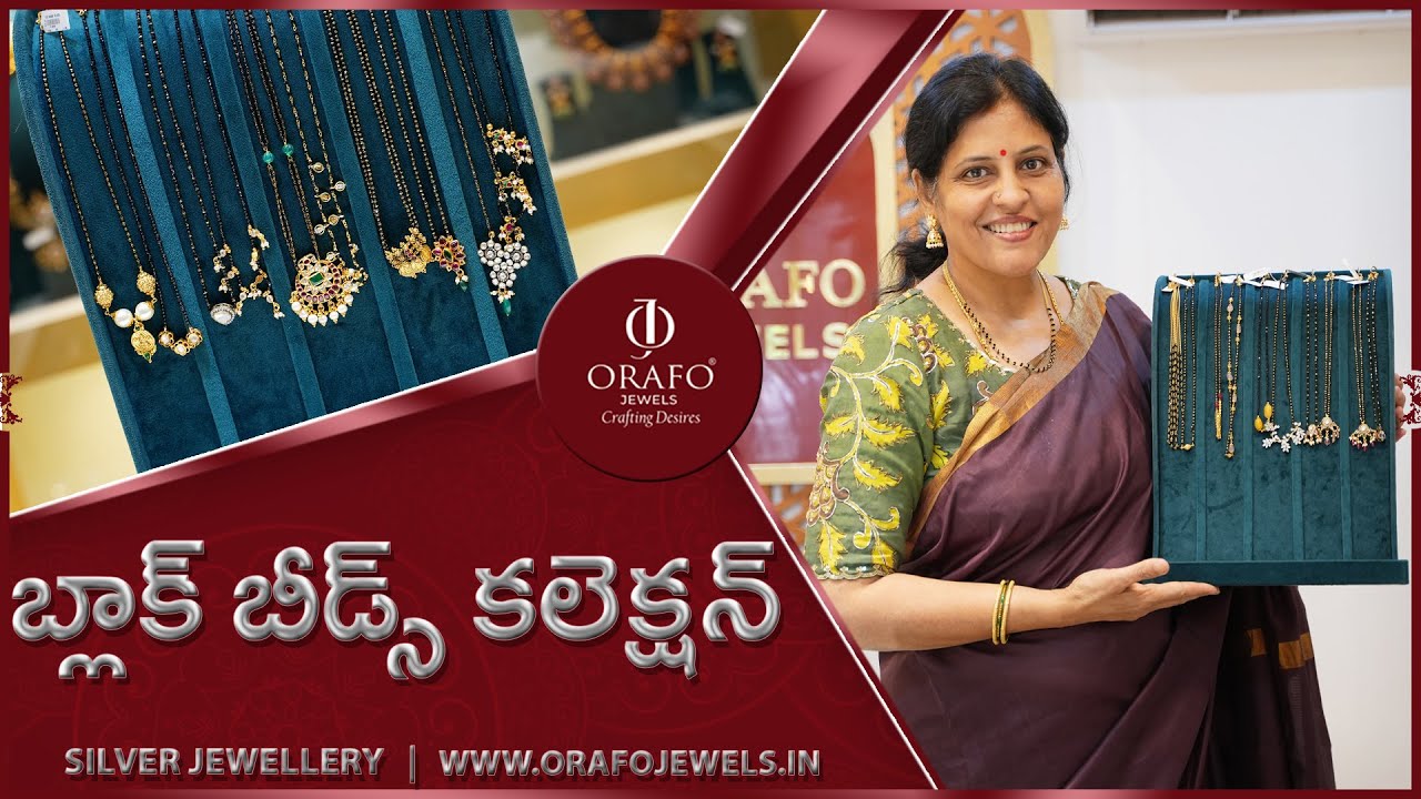 Pearl Chains with Beads Combination | Silver Jewellery | www.orafojewels.in