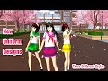 New Girl Uniform Designs | Sakura School Simulator| Tutorial