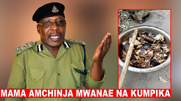 TUKIO la Mama ALIYEMCHINJA Mwanae na KUMPIKA, Ndugu WASIMULIA "KICHAA"
