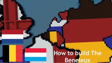How to build the Benelux nations in Minecraft