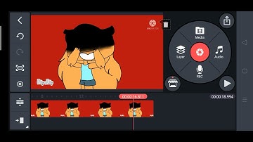 using KineMaster for my intro and outro