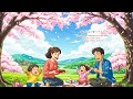 桜が満開になると、ジブリファミリーの心は愛で溢れる