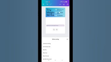 Canva AI - Magic Write 🪄✨ #shorts #canva
