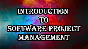 INTRODUCTION TO SOFTWARE PROJECT MANAGEMENT || SPM || LEC –1 || 2020 || BY J PARVATHY.