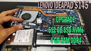 💻 LENOVO IdeaPad S145  | Desensamble UPGRADE SSD + RAM 🪛 |  Español 2023
