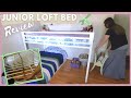 Junior loft bed from amazon review  dhp metal in white