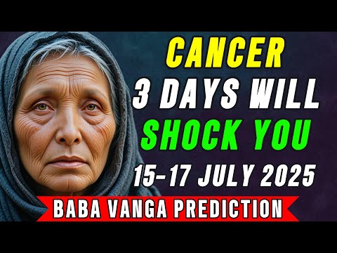 CANCER: 3 Shocking