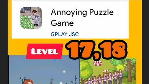 Annoying puzzle game level 17 & 18 #games #video #funny #braingames
