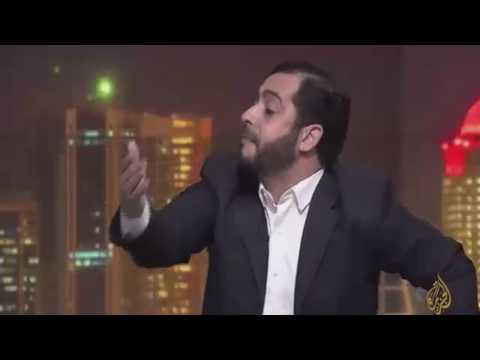 مميز د عبدالمنعم زين الدين يمسح الأرض بالشبيح سمير هواش ويجبره على سب الأسد في الإتجاه المعاكس