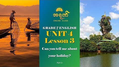 Grade 7 English Unit 4 Lesson 3