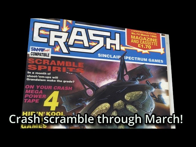 Crash Issue 74 - Top 10 ZX Spectrum games from March 1990 - YouTube