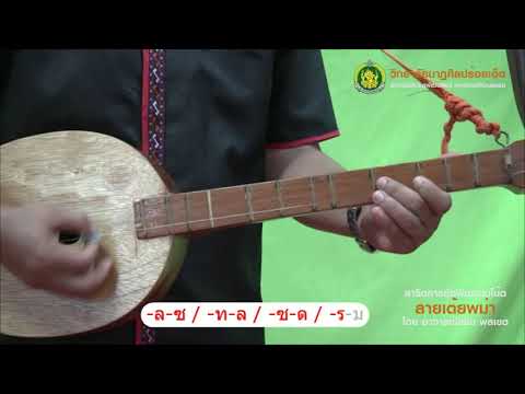 สาธิตดีดพิณลายเต้ยพม่า วนศ.รอ