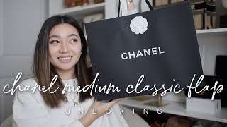 CHANEL UNBOXING | Chanel Classic Flap Medium in Caviar Leather!