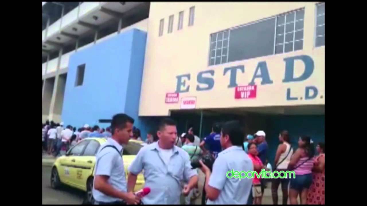 Hinchas de emelec en el Jocay