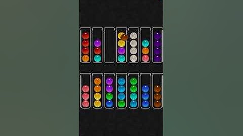 ball sort color water puzzle level 1029