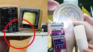 簡易修復壞LED燈泡 LED BULB REPAIR