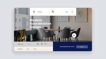 UI UX Design - Modern Furniture Website and Landing Page Design - Adobe Photoshop - Fazil Studio