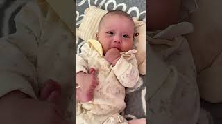 Holding Feet, Eating Hands Babys Expression Is Pure Comedy D