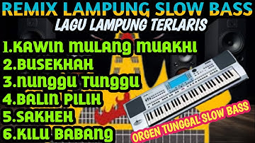 REMIX LAMPUNG SLOW BASS LAGU LAMPUNG TERLARIS MUSIC ORGEN TUNGGAL