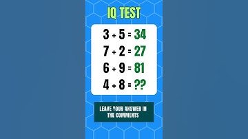 Find the missing number! #iqtest #mathpuzzle #shortsviral
