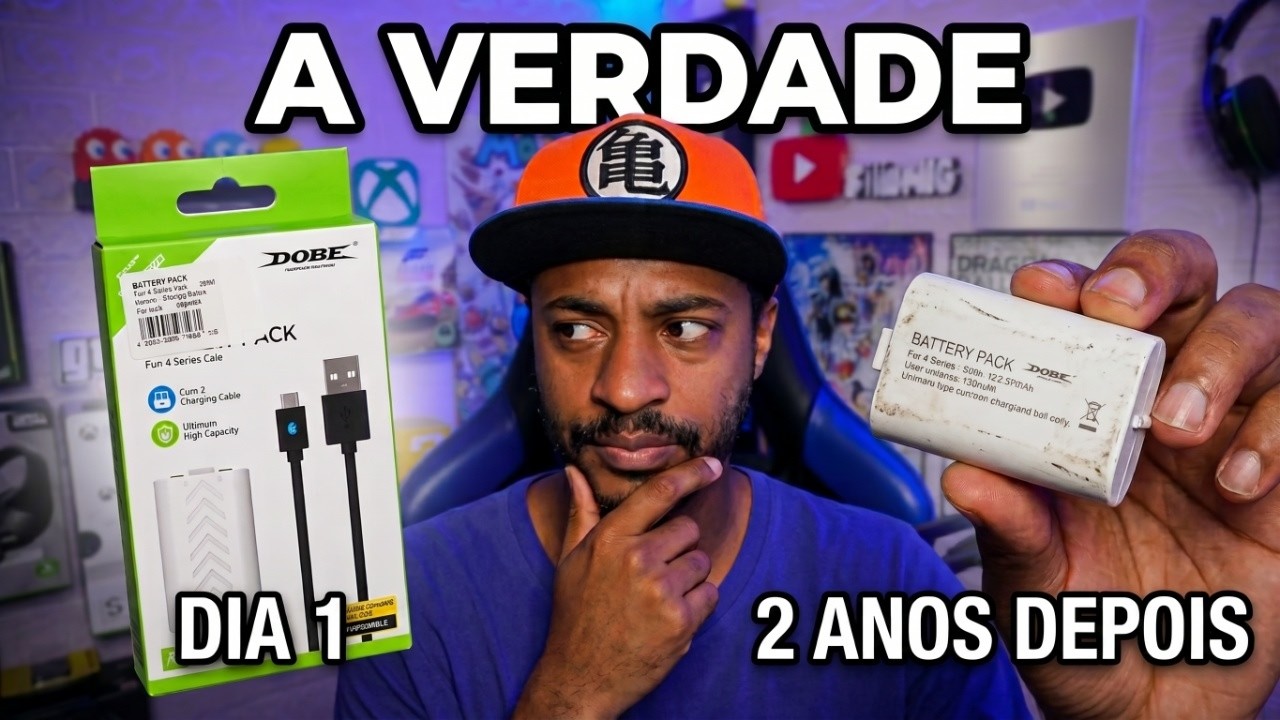 BATERIA DOBE 1200mAh para Xbox Series S/X | VALE A PENA DEPOIS DE TANTO TEMPO!