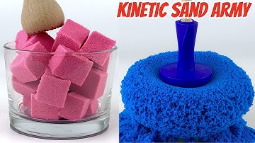 Kinetic Sand ASMR The Most Relaxing & Satisfying Sand Videos #103
