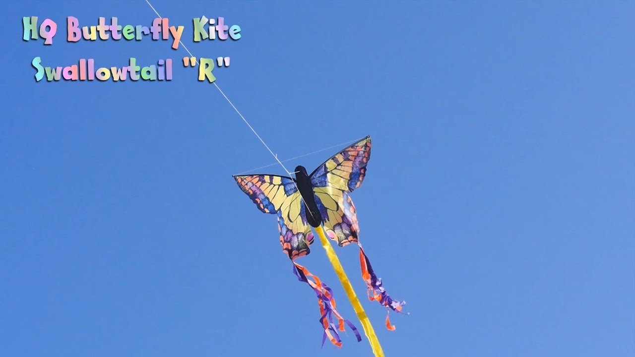 HQ Kites Swallowtail Blue R Butterfly Kite