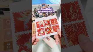 🕊️Beautiful Bird Stamp Spot Uv #bird #dedign #stamp #loopvideo #diycrafts #loop