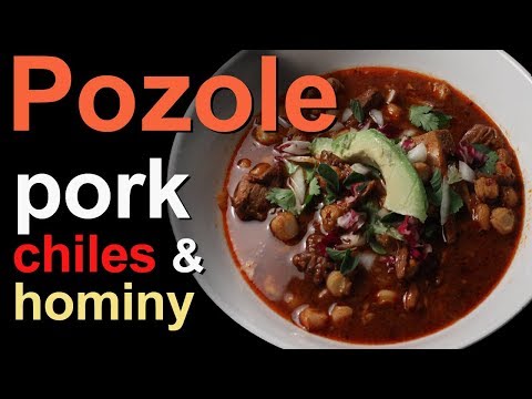 Best Pozole - Pork, Red Chiles & Hominy Stew